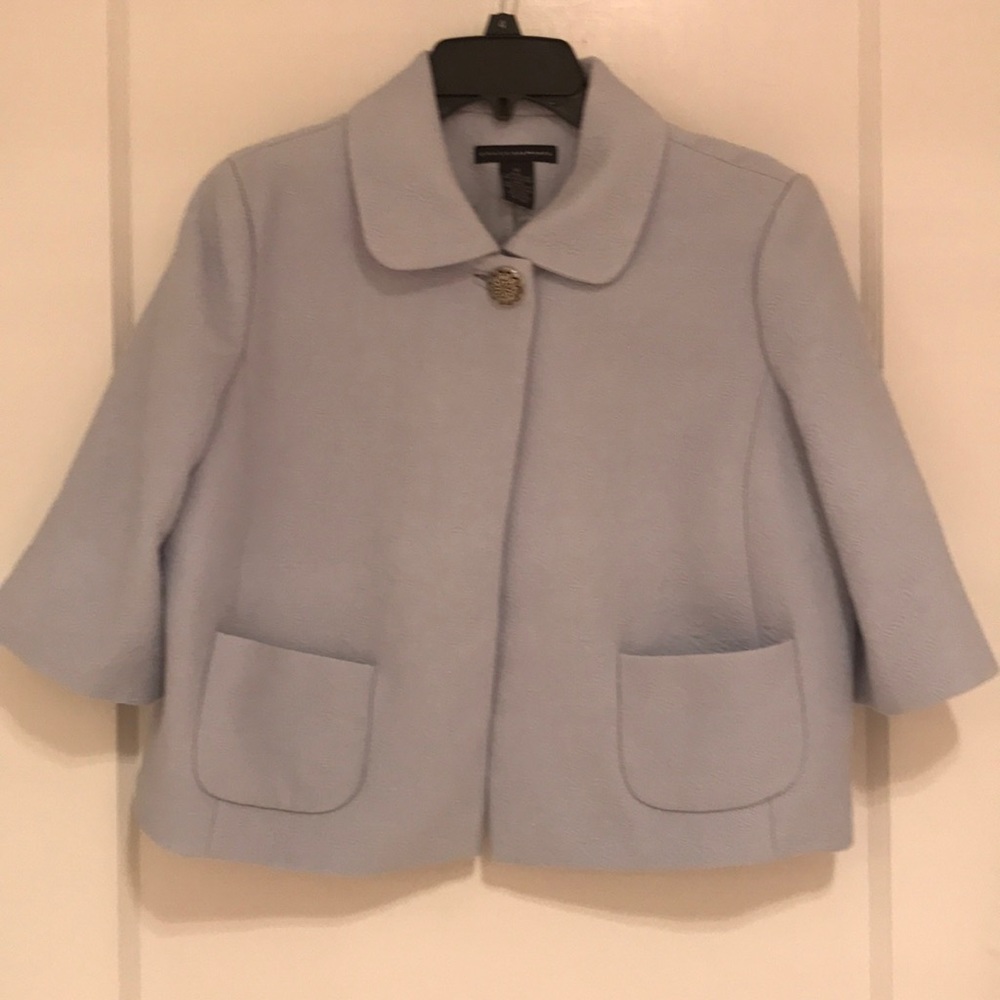 Light blue swing jacket